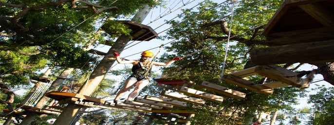 Cocoa Beach Aerial Adventure Park in Cape Canaveral, Florida