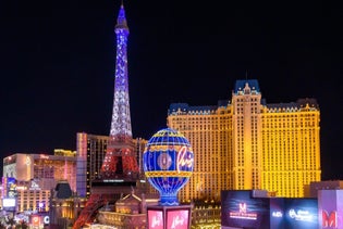 Eiffel Tower at The Paris Las Vegas in Las Vegas, Nevada