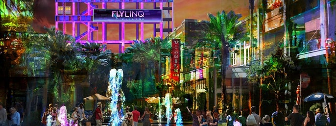 Fly LINQ Zipline at The LINQ in Las Vegas, Nevada