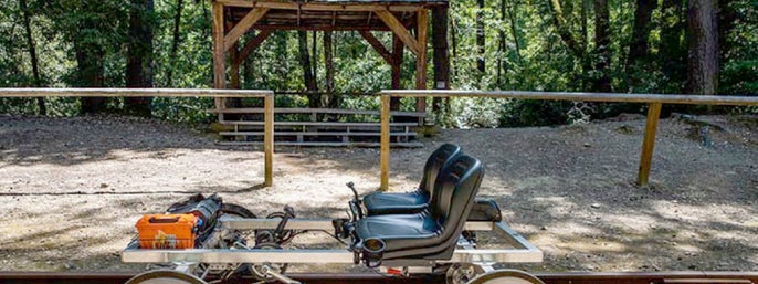 Noyo River Redwoods Scenic Railbike Excursion in Fort Bragg, California