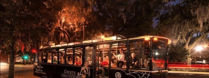 Savannah Ghosts & Gravestones Haunted Trolley Tour in Savannah, Georgia