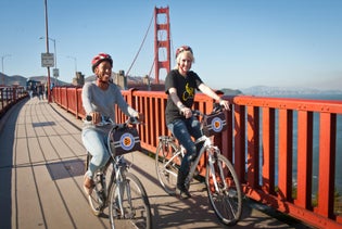 Golden Gate Bridge to Sausalito Bike Tour in San Francisco, California