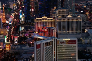 Las Vegas Strip Highlights Night Flight With Hotel Transfers  in Las Vegas, Nevada