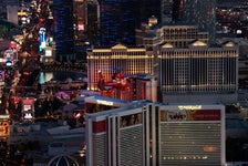 Las Vegas Strip Highlights Night Flight With Hotel Transfers  in Las Vegas, Nevada