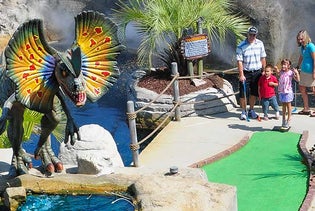 Jurassic Mini Golf in Myrtle Beach, South Carolina