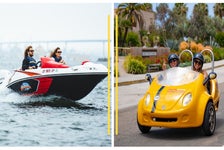 Land and Sea: GoCar Tour + Speed Boat Adventure in San Diego, California
