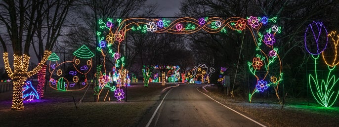 Lights of Joy Christmas Drive-Thru in Branson, Missouri