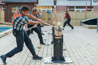 Paula Deen's Lumberjack Feud Supper Show in Pigeon Forge, Tennessee