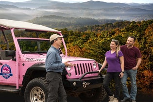 Foothills Parkway Smoky Mountains Pink Jeep Tour in Pigeon Forge, Tennessee