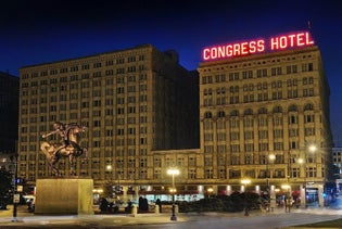 The Congress Plaza Hotel in Chicago, Illinois