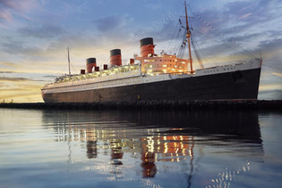 The Queen Mary in Long Beach, California