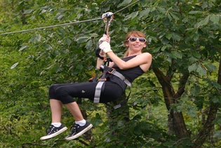 Ziplines and Ropes Course at Nashville Shores in Hermitage, Tennessee