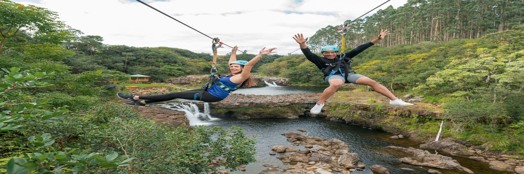 Umauma Falls & ZipLine Experience in Hakalau, Hawaii