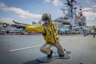 USS Midway  Museum in San Diego, California