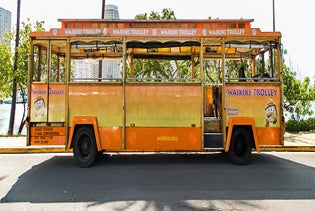 Waikiki Trolley in Honolulu, Hawaii