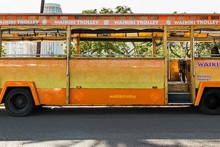 Waikiki Trolley in Honolulu, Hawaii