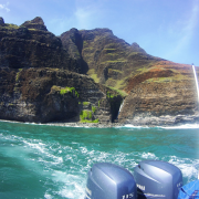 Kauai Sea Tours - Na Pali Coast Beach Landing Day Raft Adventure photo submitted by Christie  Shimabuku 