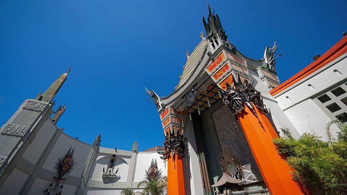 Exterior Entrance to the TCL Chinese Theatre - Los Angeles, California, USA