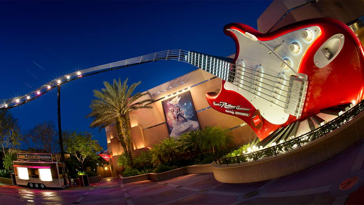 Rock n Roller Coaster starring Aerosmith ride Hollywood Studios, Walt  Disney World Theme Park, Orlando, Florida, USA Stock Photo - Alamy