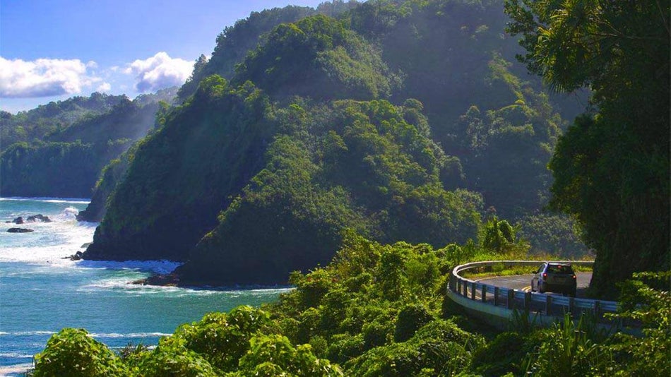 Rainforest and Ocean View on The Road to Hana - Maui, Hawaii, USA