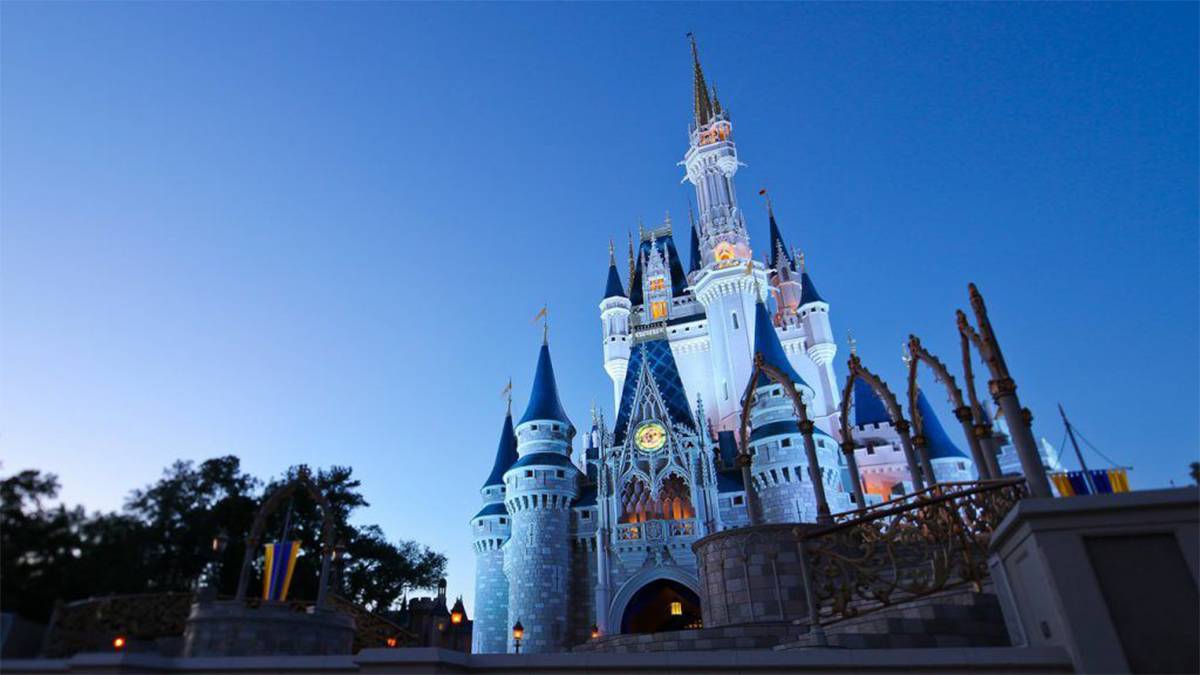 Cinderella's Castle in Disney World - Orlando, FL USA