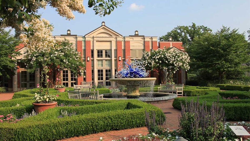 exterior view of Hardin Vistor Center Atlanta Botanical Gardens in Atlanta, Georgia, USA