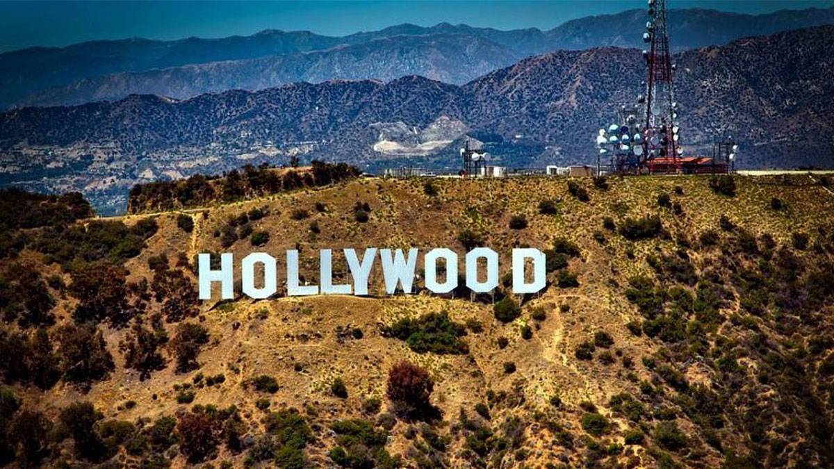Hollywood Sign on Hillside - Los Angeles, California, USA