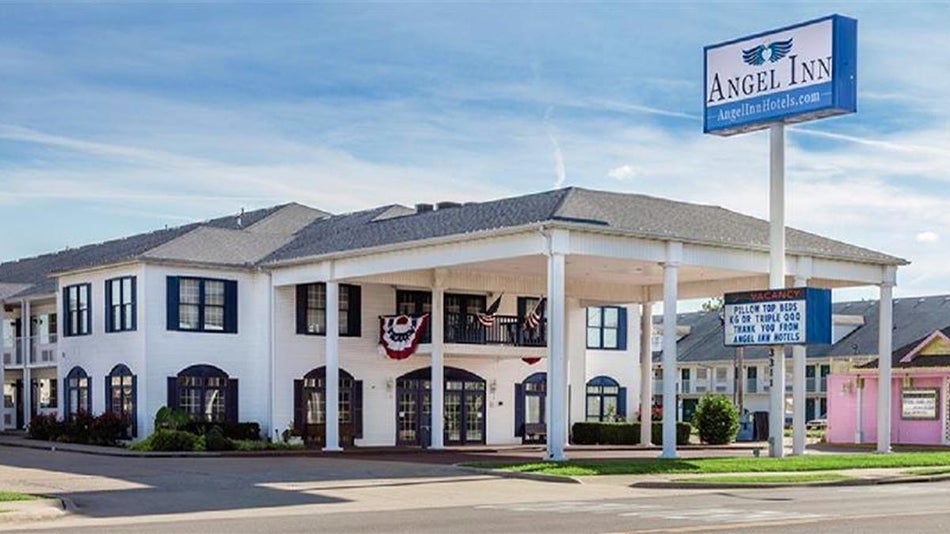 exterior of Angel Inn during day in Branson, Missouri, USA
