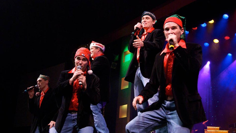 Hughes Brothers performing their Christmas show in Branson, Missouri, USA
