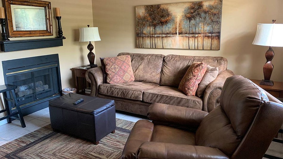 Sofas in Guest Room at Laurel Inn Condominiums - Gatlinburg, Tennessee, USA