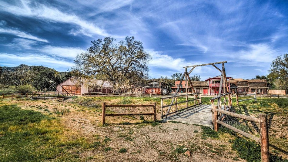Los angeles, California USA Paramount ranch exterior view