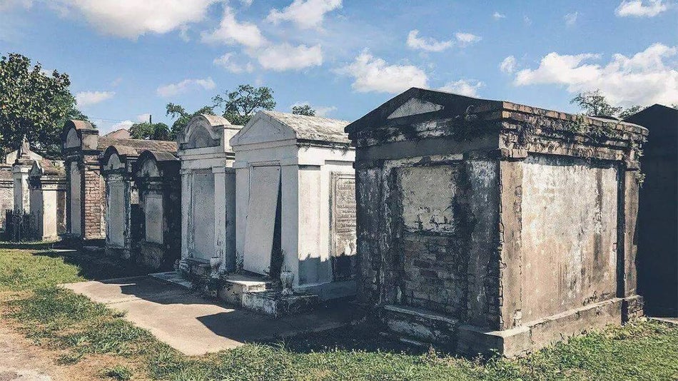 Above ground grave vaults in the Lafayette Cemetery No. 1 Garden District of New orleans, Louisiana, USA