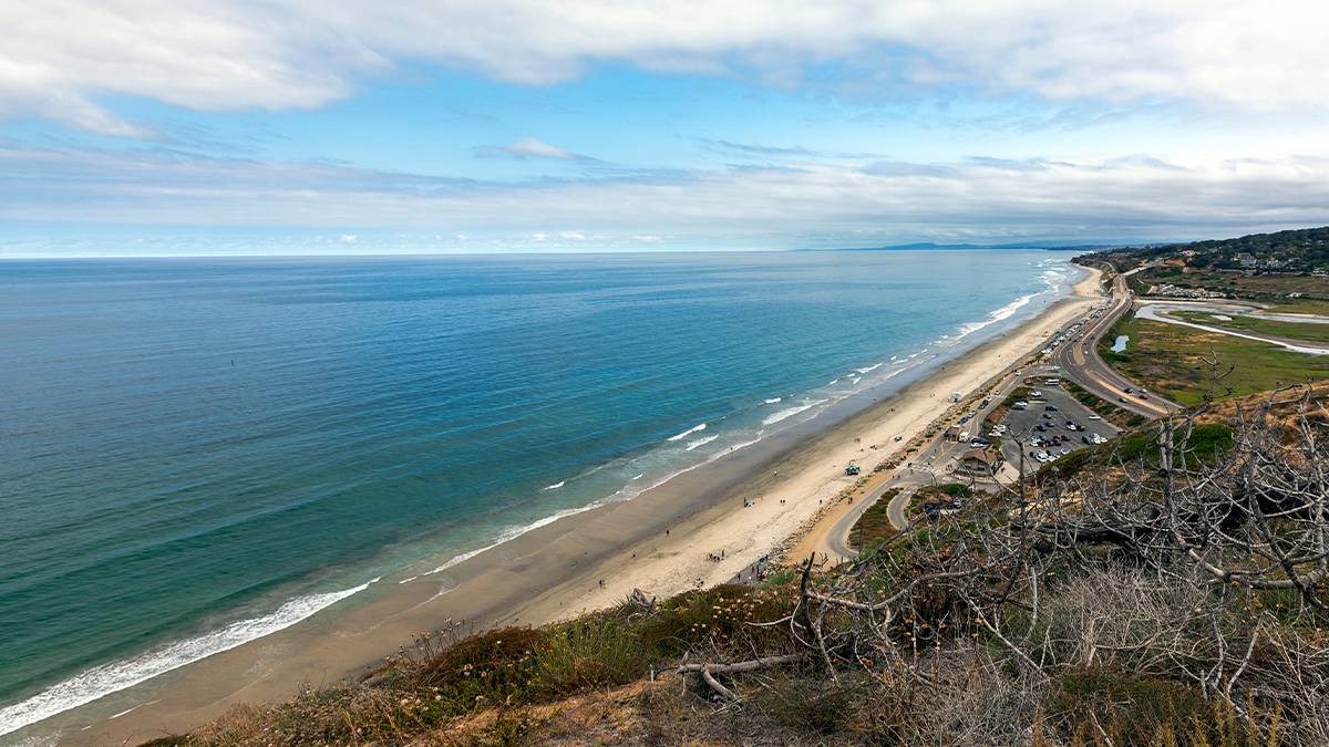 Guy Fleming Trail, Southern Overlook at Torrey Pines State Reserve - San Diego, California, USA