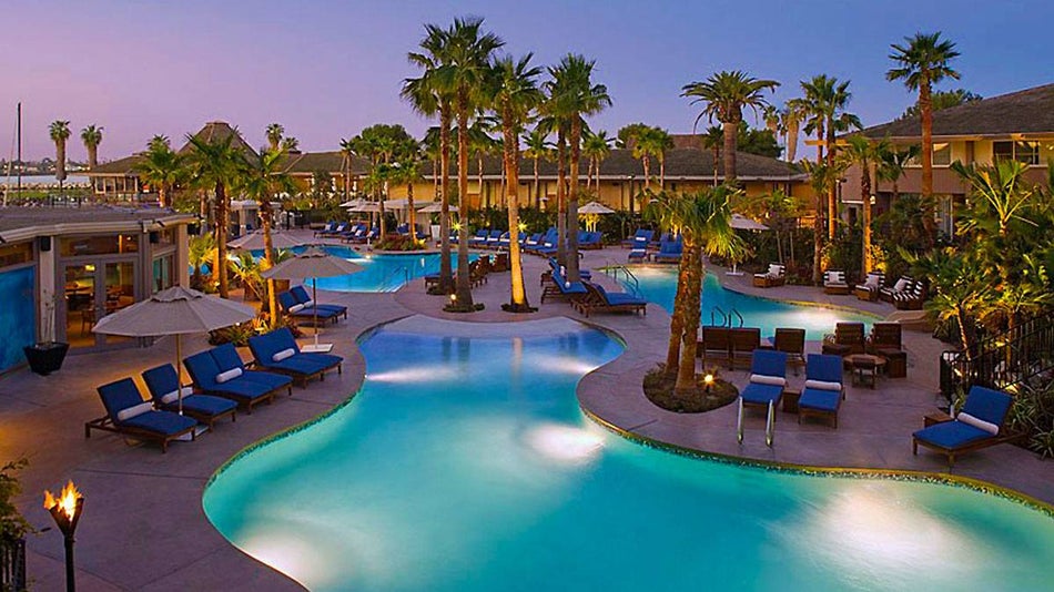 Pool at the Hyatt Regency Mission Bay Spa and Marina - San Diego, California, USA