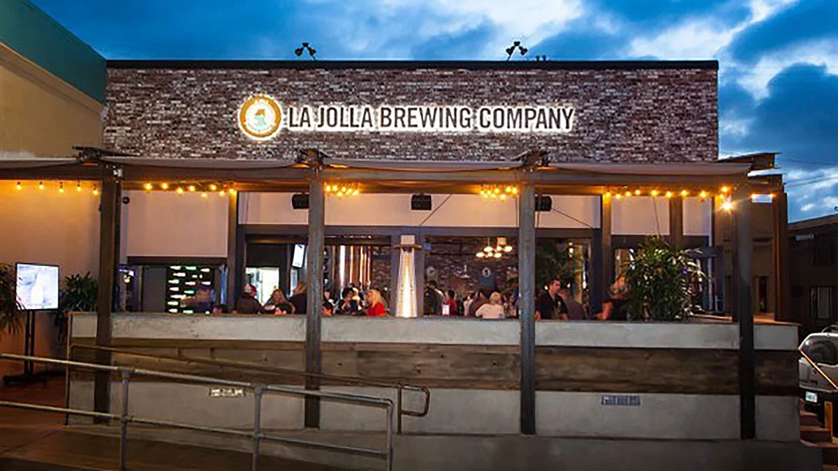 Front view of La Jolla Brewing Company - San Diego, California, USA