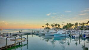 Fishing Harbor in the Florida Keys