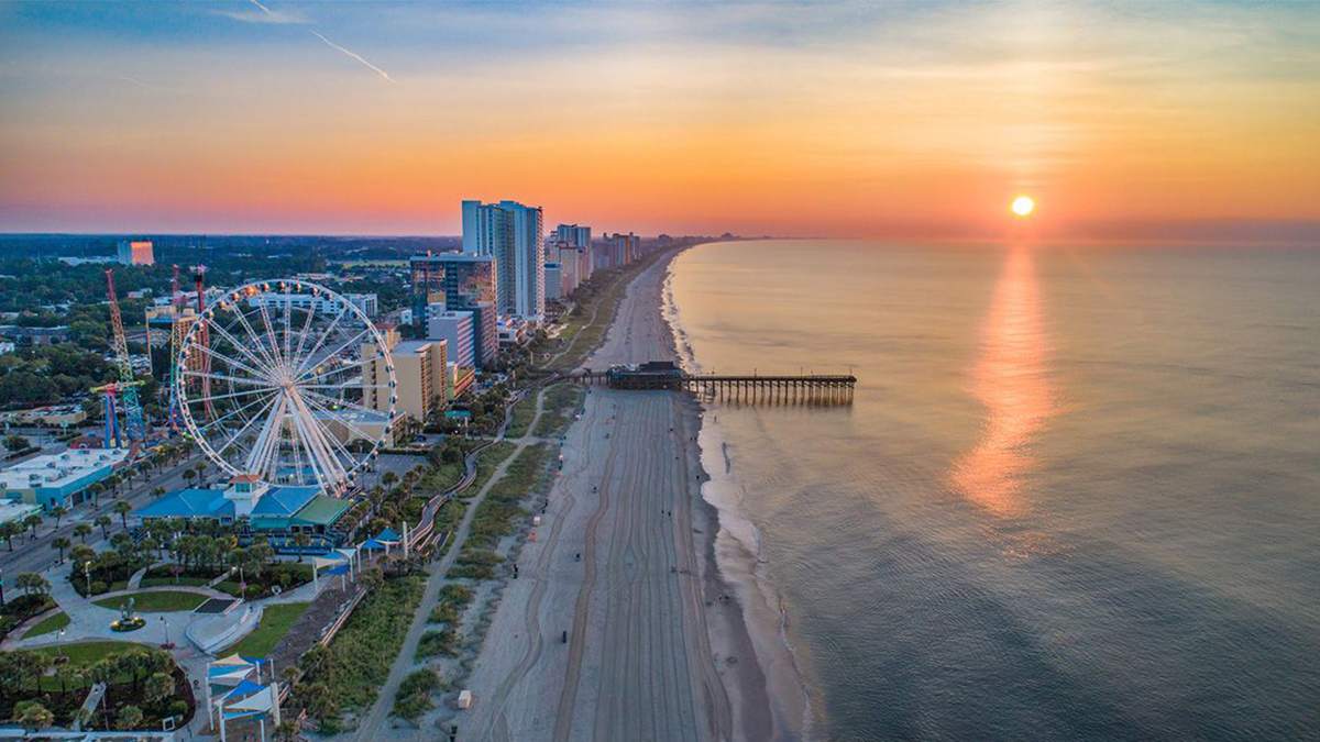 Myrtle Beach Skyline at Sunrise