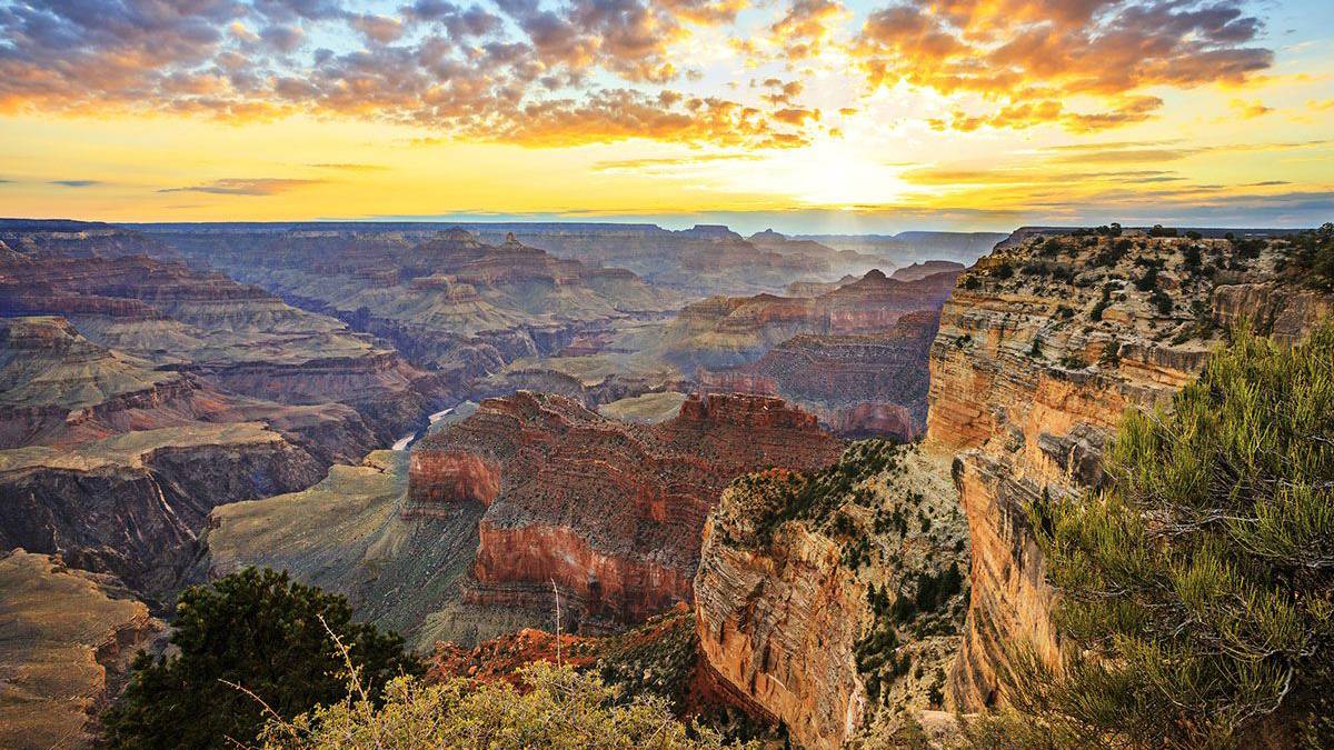 Sunset at Grand Canyon Arizona