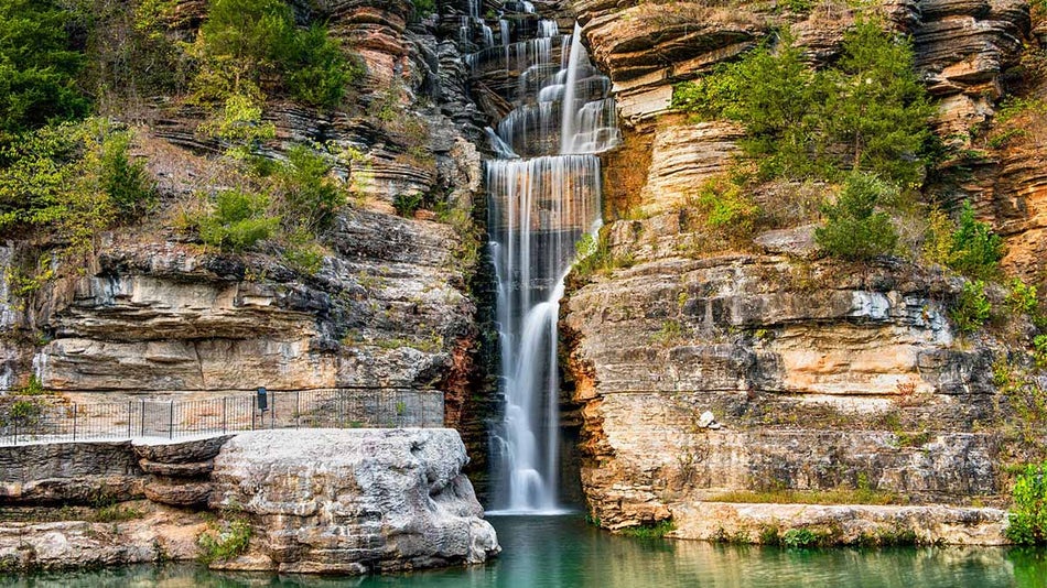 waterfall at Dogwood Canyon - Branson, Missouri, USA