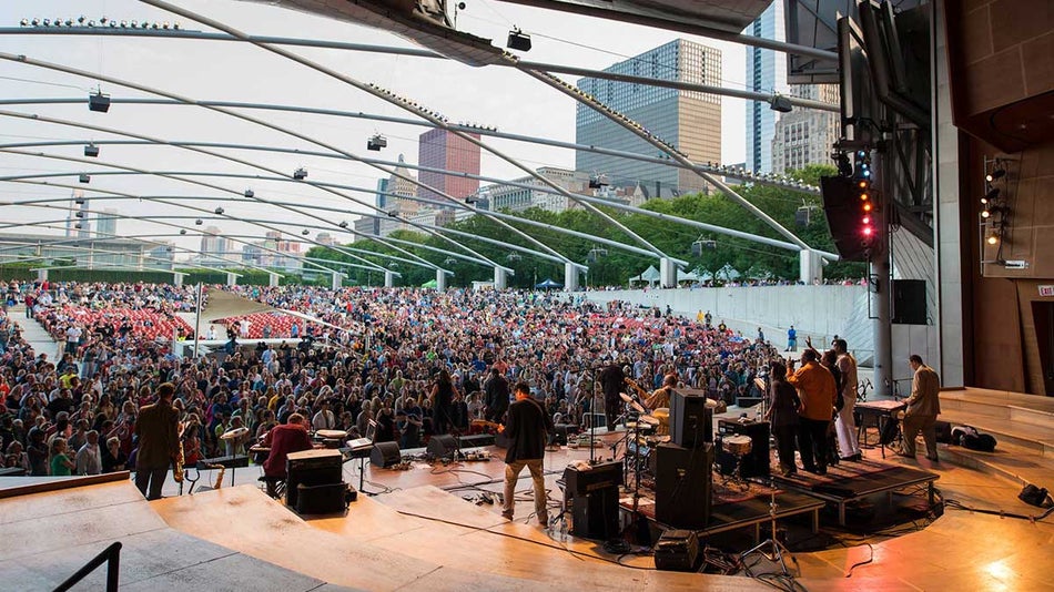 Millennium Park Music Series in Chicago, IL, USA