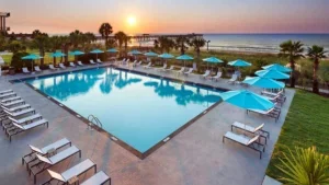 Pool at Doubletree Resort by Hilton Myrtle Beach Oceanfront - Myrtle Beach, South Carolina, USA