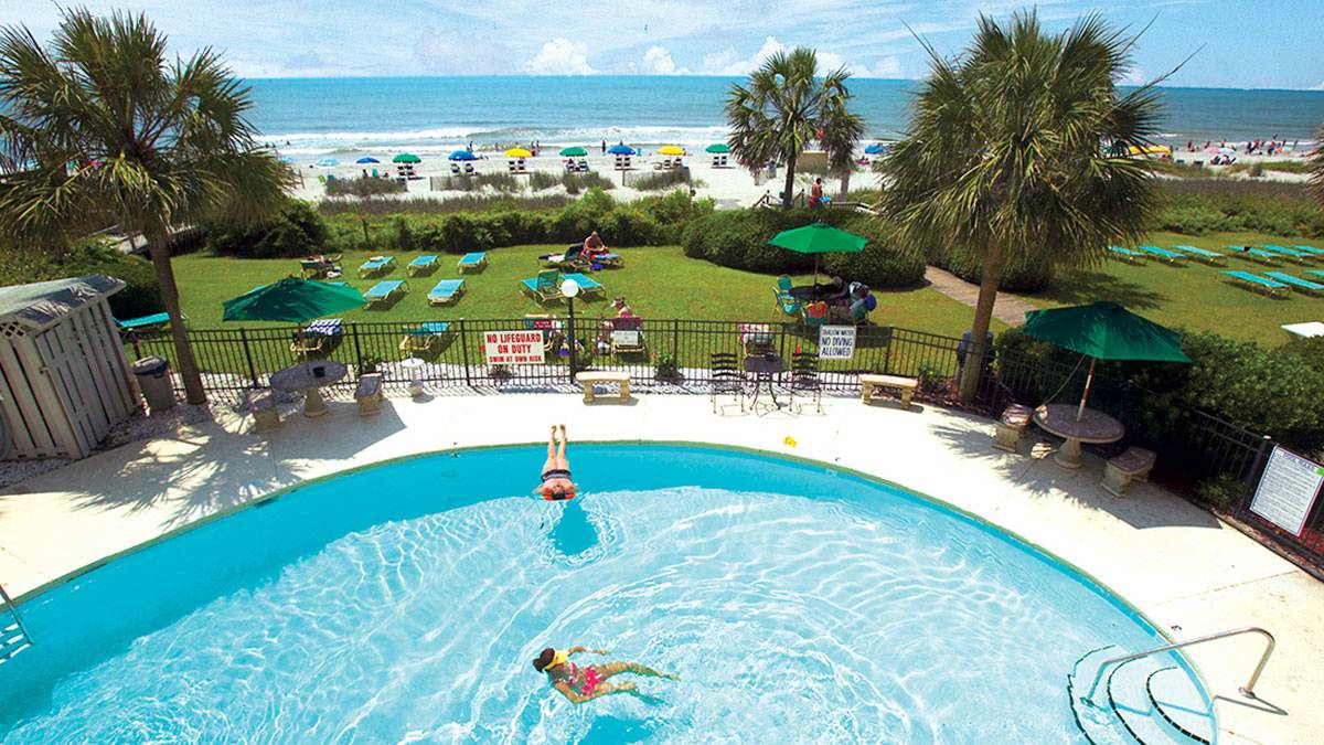 Pool at Palms Resort - Myrtle Beach, South Carolina, USA