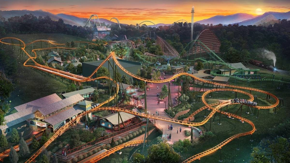 Big Bear Roller Coaster Dollywood 🎢 New in 2023