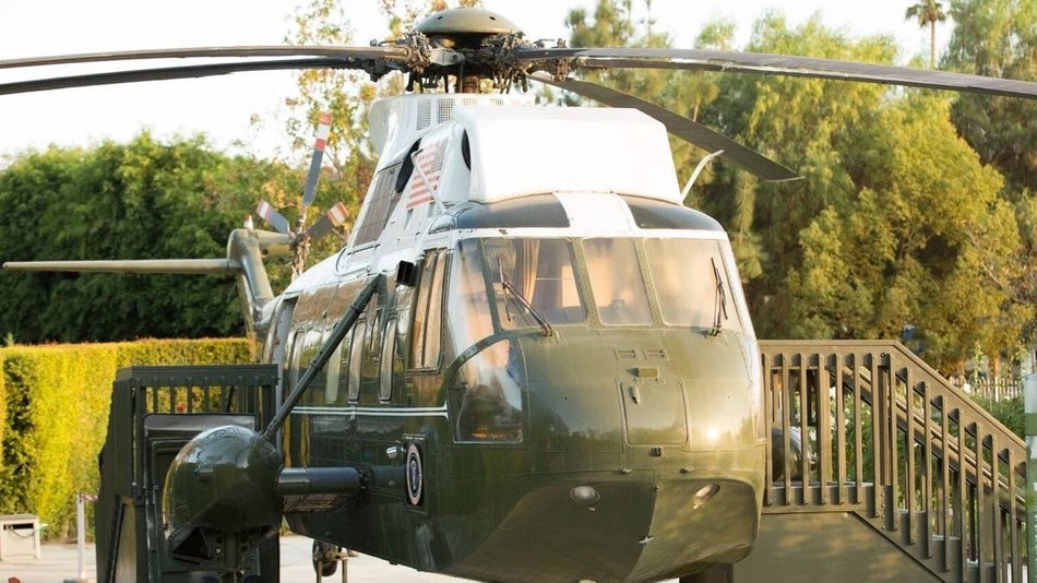 Helicopter at Richard Nixon Presidential Library