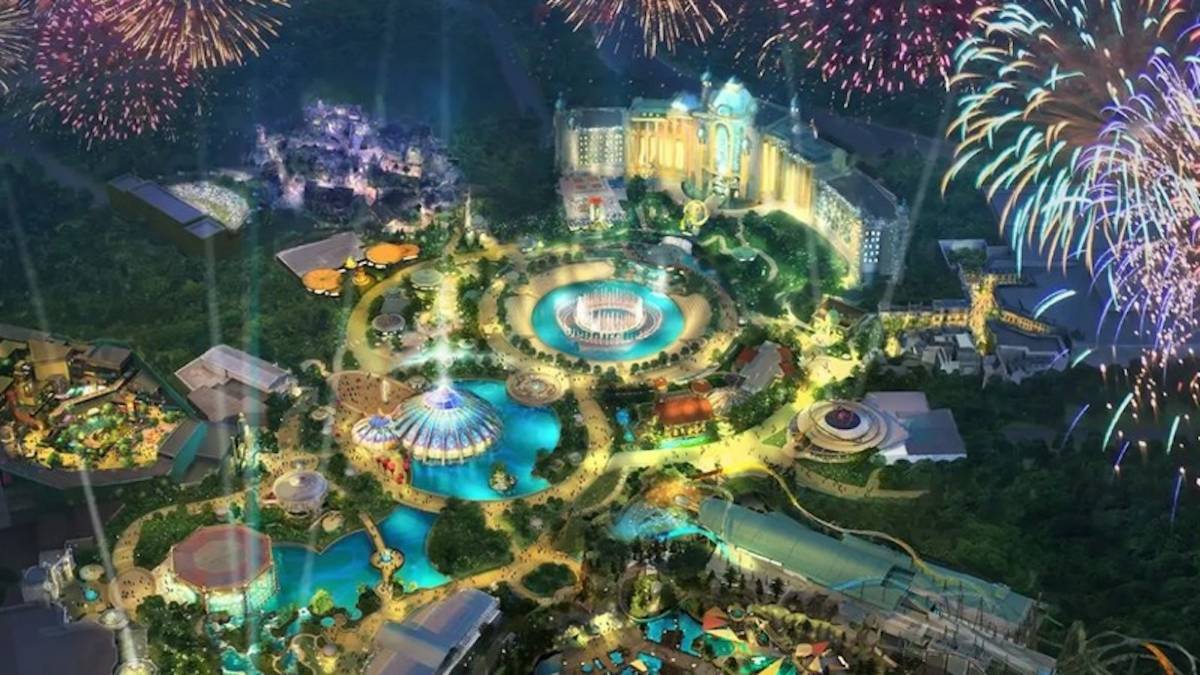 Artists rendering of a new park at Universal Orlando resort