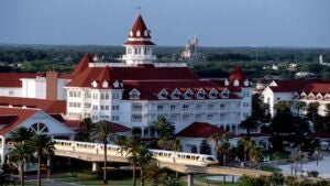 exterior look of Disney’s Grand Floridian Resort and Spa
