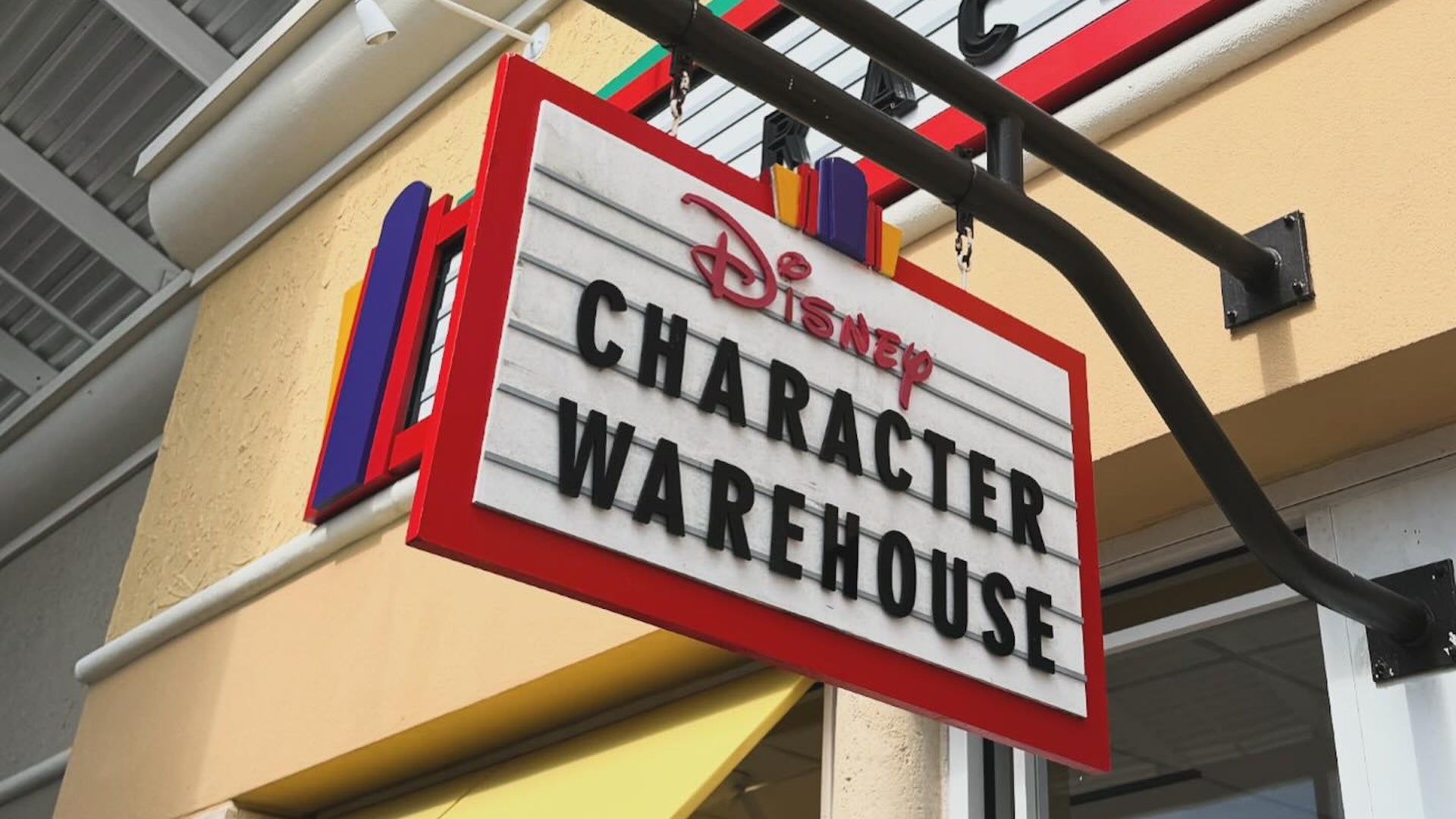 disney character warehouse sign