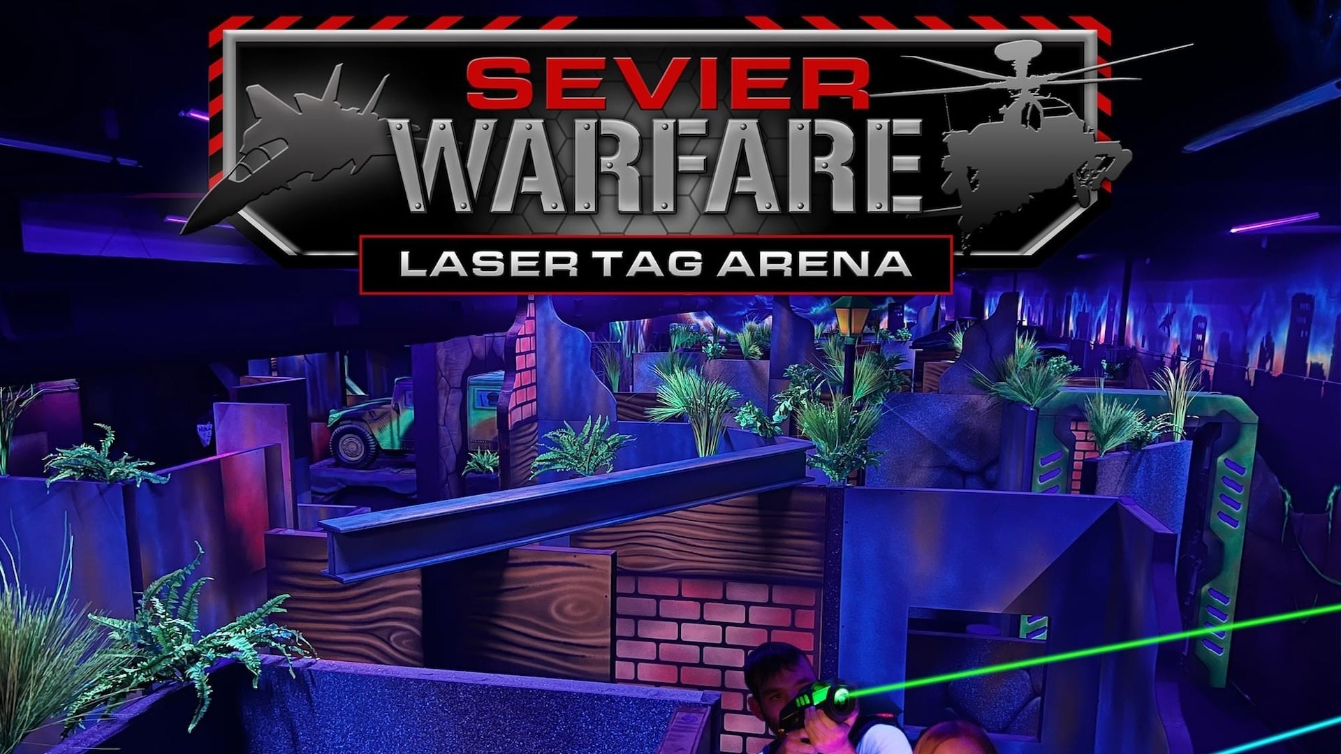 Sevier Air Trampoline laser tag area