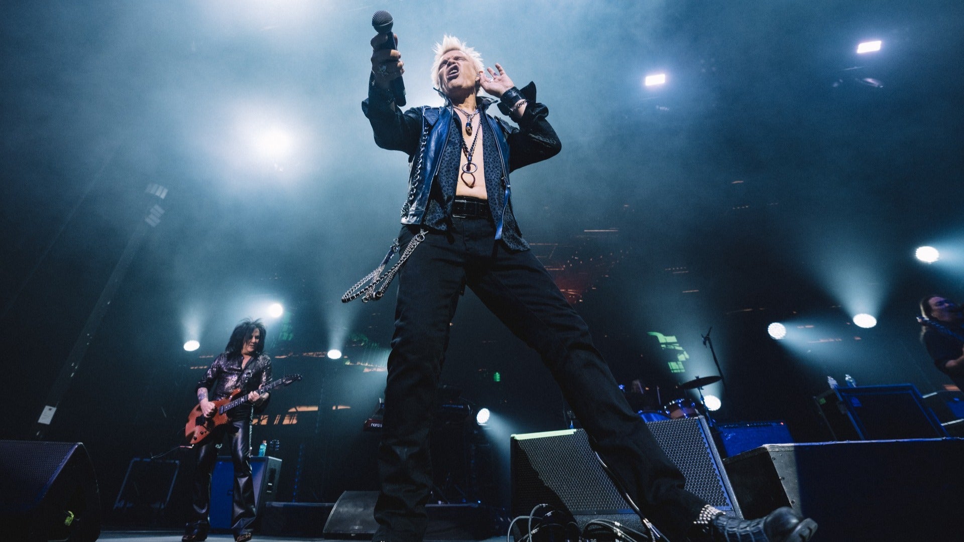 billy idol performance on stage at the chelsea at cosmopolitan las vegas