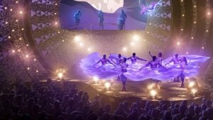 ballerinas performing on stage